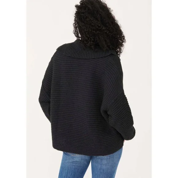 🎉LAST CHANCE🎉 NWT Free People Marlie Pullover / Black - Picture 4 of 7